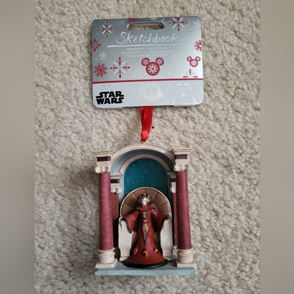 New Disney Star Wars Padmé Amidala Sketchbook Ornament - The Phantom Menace NWT